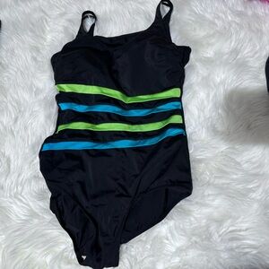 It figures one piece black swimsuit size‎ 14